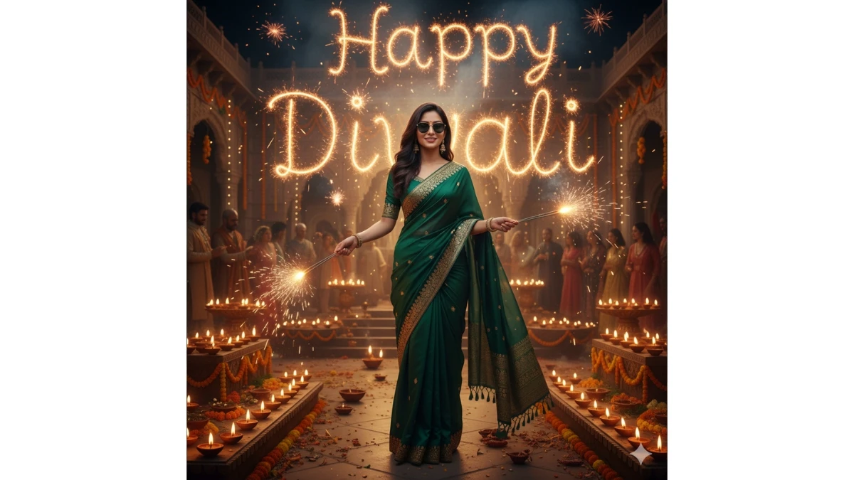 7 Gemini AI Photo Editing Copy Paste Prompts for Girls to Create Stunning 4K Diwali Cinematic Portraits