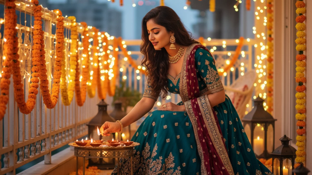 30 Trending Diwali Special Gemini AI Photo Editing Prompts Copy-Paste for All (Boys,Girls,Couples): Celebrate this Diwali with lights, smiles & beautiful memories!