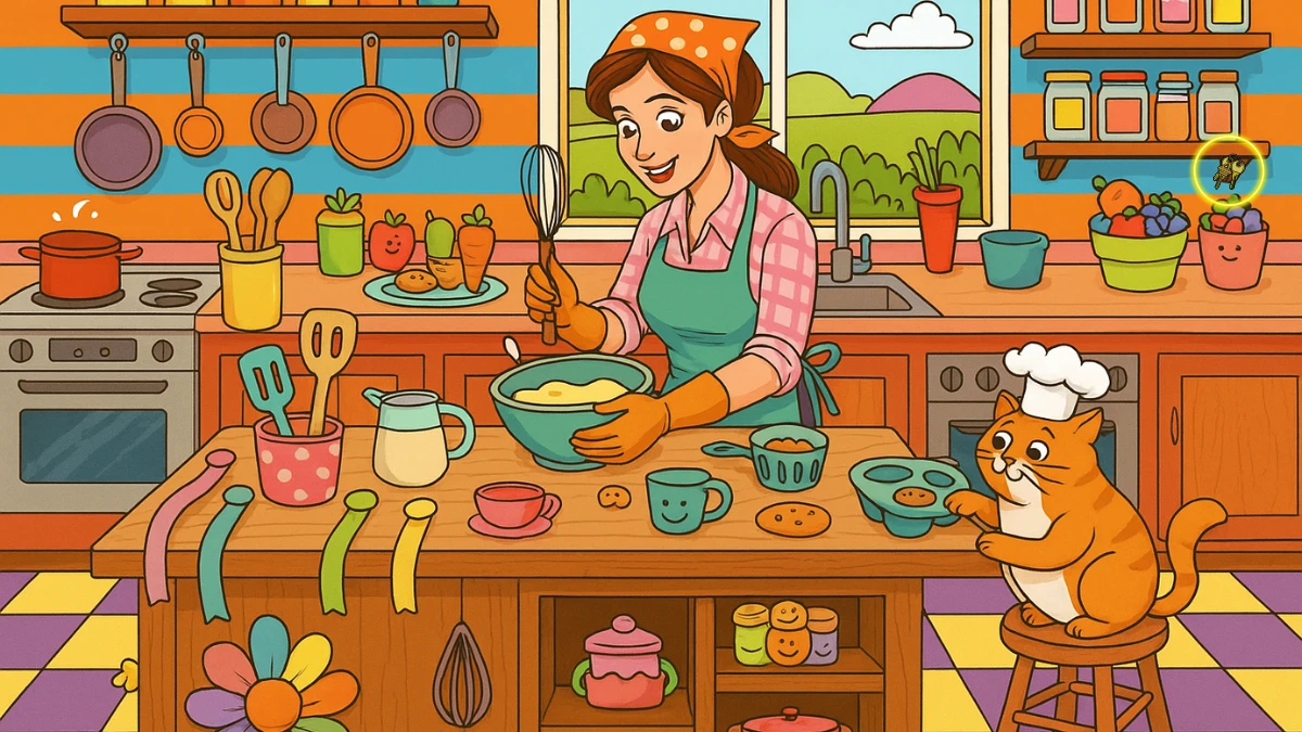 Do you have the eagle eyes then find the Hidden Bunch of Keys in this Kitchen Optical Illusion. You Have Only 10 Secs
