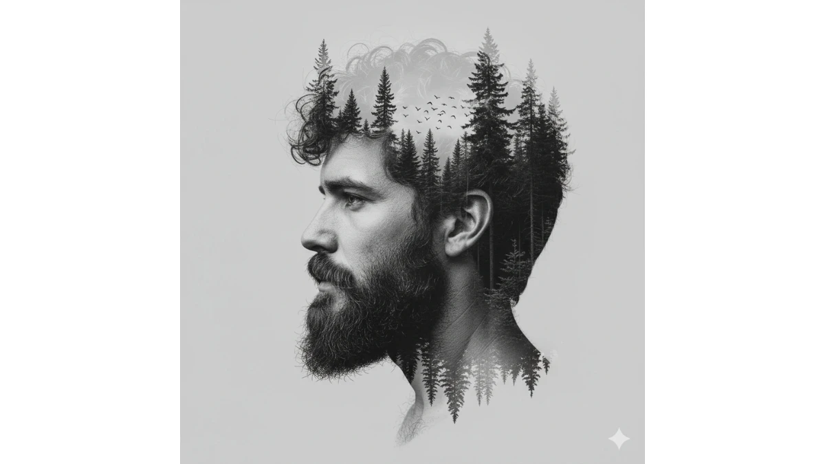 10 Gemini AI Photo Editing Prompts Copy-Paste for Boys to Create Stunning Cinematic Double Exposure Portraits Like a Pro