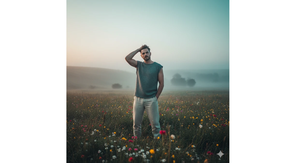 Top 5 Google Gemini Nano Banana AI Photo Editing Prompts for Boys: Create Stylish Cinematic Meadow Portraits