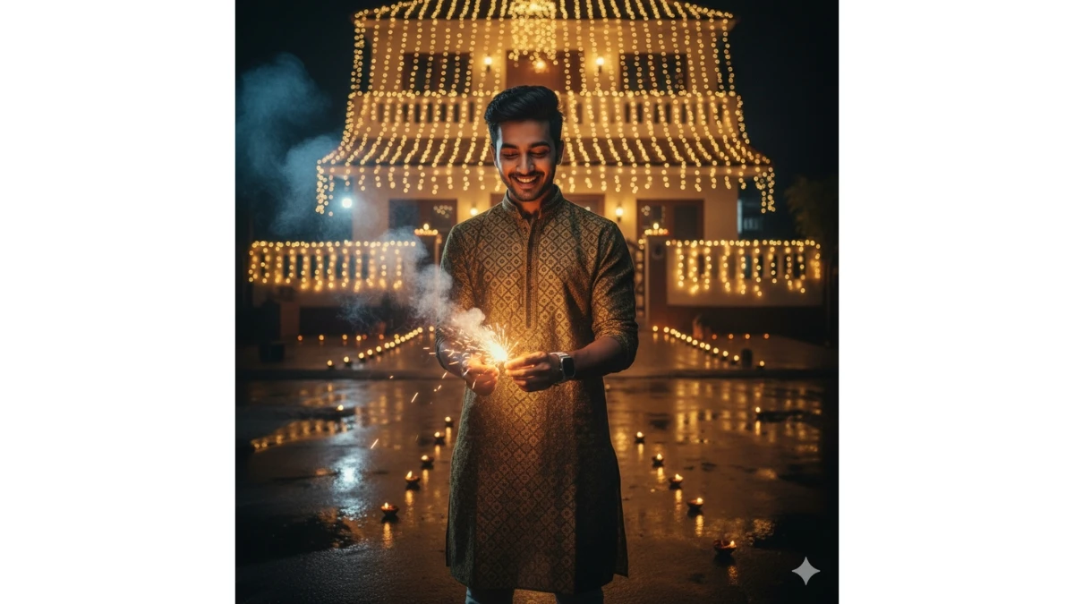 20 Instagram Trending Google Gemini AI Diwali Photo Editing Prompts Copy-Paste for Boys to create Retro 4K Stunning Portraits