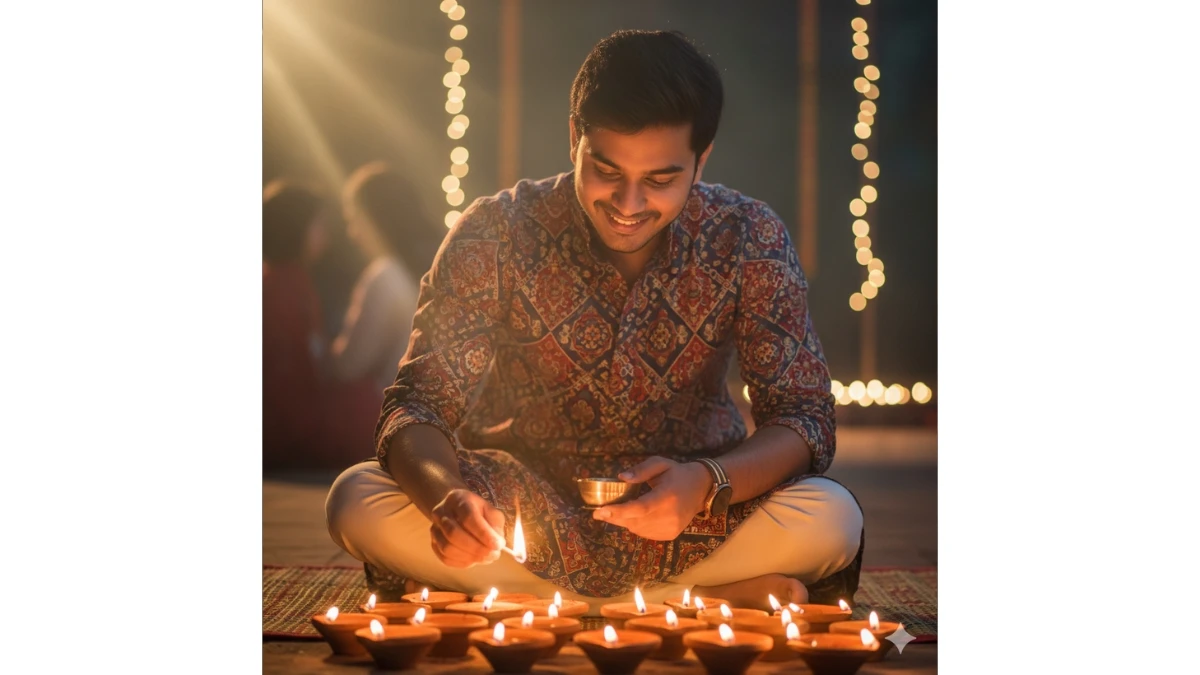 20 Instagram Trending Google Gemini AI Diwali Photo Editing Prompts Copy-Paste for Boys to create Retro 4K Stunning Portraits