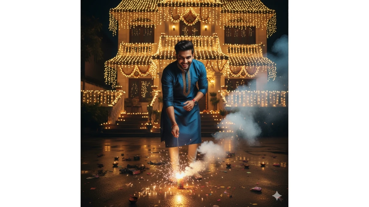 20 Instagram Trending Google Gemini AI Diwali Photo Editing Prompts Copy-Paste for Boys to create Retro 4K Stunning Portraits