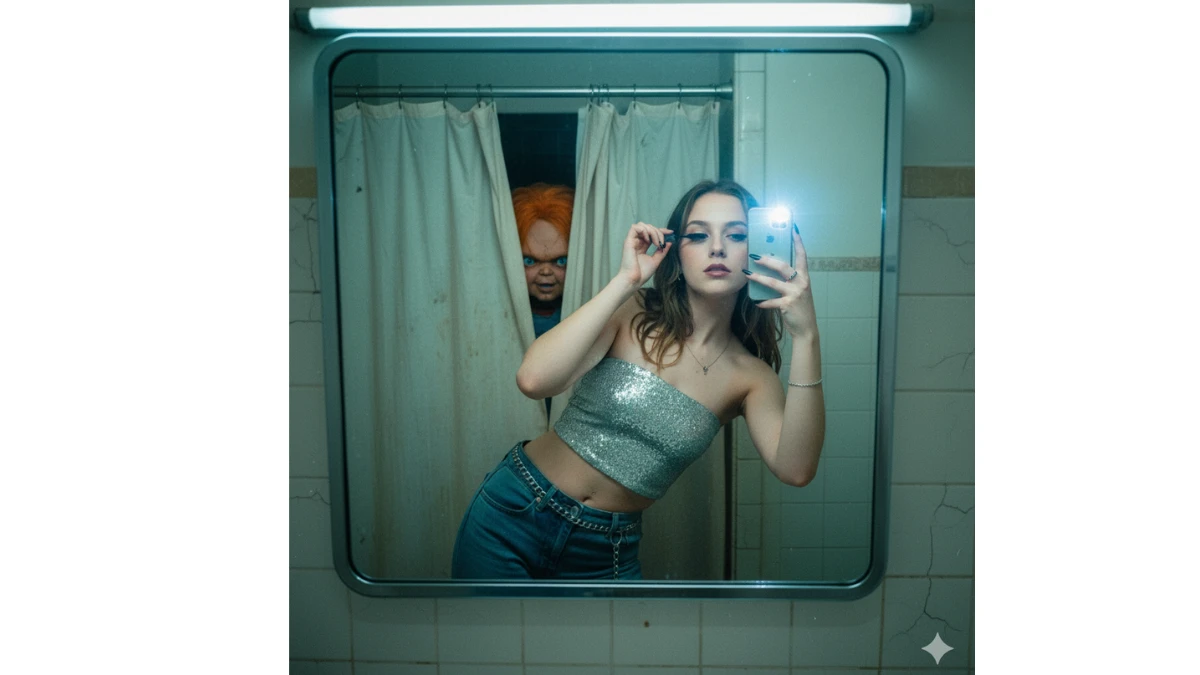 10 Best Gemini AI Viral Halloween Photo Editing Prompts Copy Paste for Girls - Viral Ghostface & Y2K Fashion