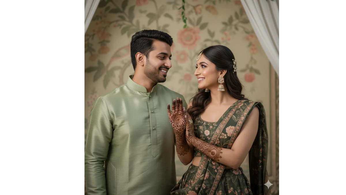 10 Stunning Gemini AI Mehndi Photoshoot Prompts for Girls to Create Cinematic Mehndi Photoshoots