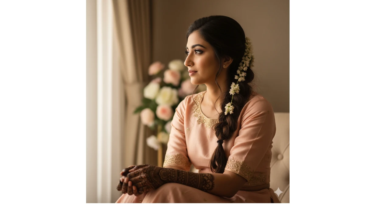 10 Stunning Gemini AI Mehndi Photoshoot Prompts for Girls to Create Cinematic Mehndi Photoshoots