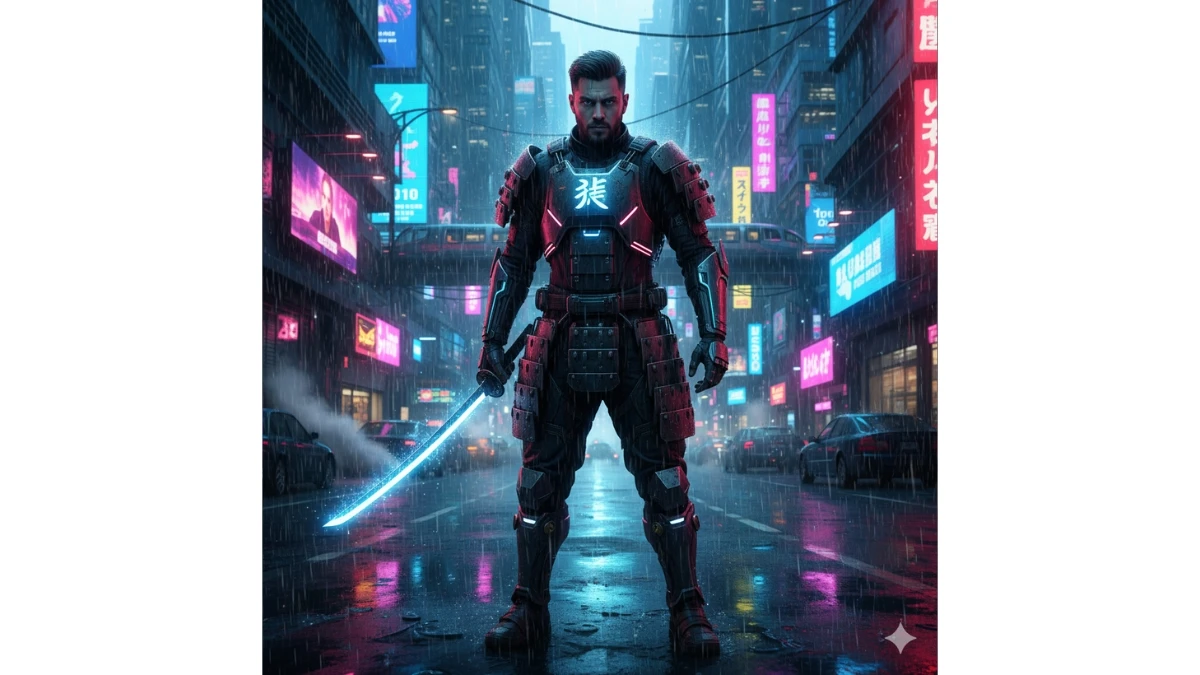 10 MidJourney AI Photo Editing Prompts Copy-Paste for Boys to Create Stunning 4K Ultra-Quality Neon Cyberpunk Portraits