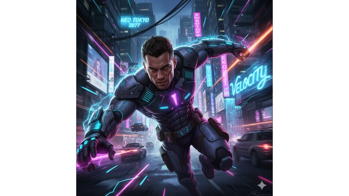 10 MidJourney AI Photo Editing Prompts Copy-Paste for Boys to Create Stunning 4K Ultra-Quality Neon Cyberpunk Portraits