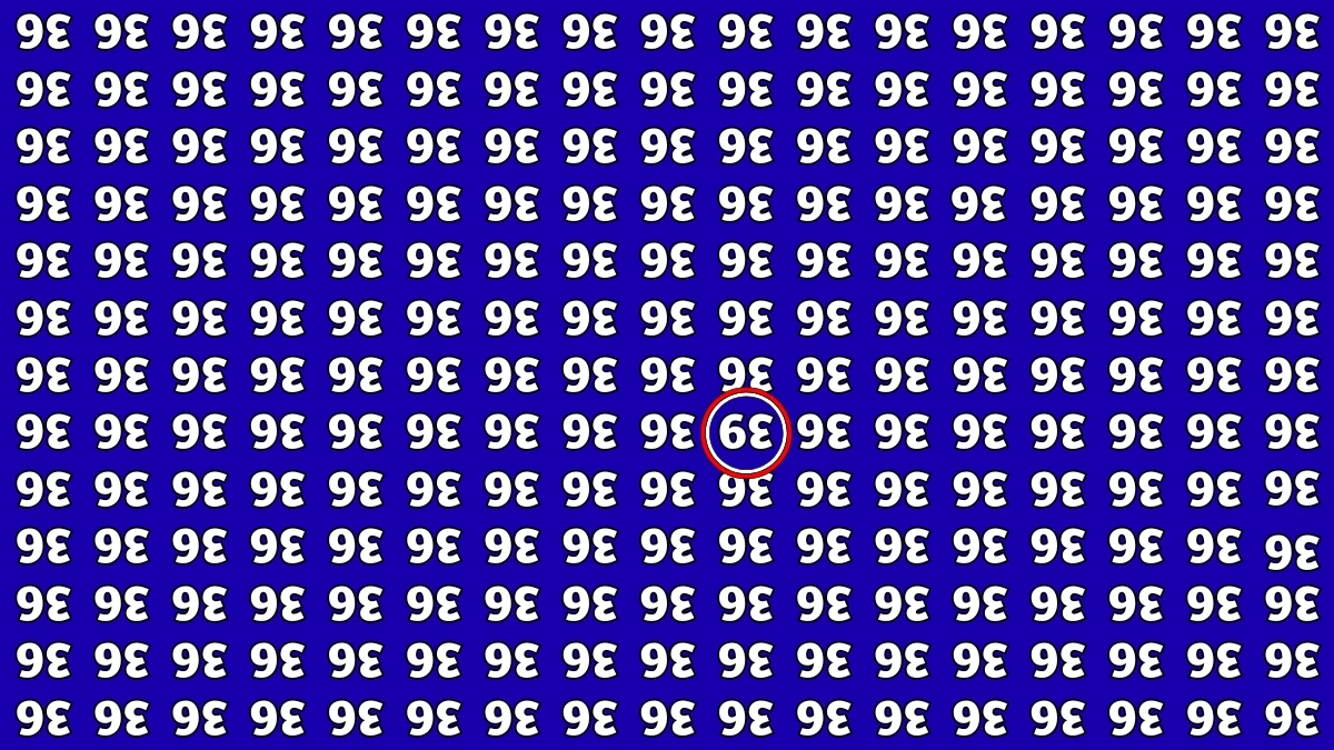 Optical Illusion IQ Test: Are You A Genius? Within 5 Seconds Spot The Inverted 39 among Inverted 36