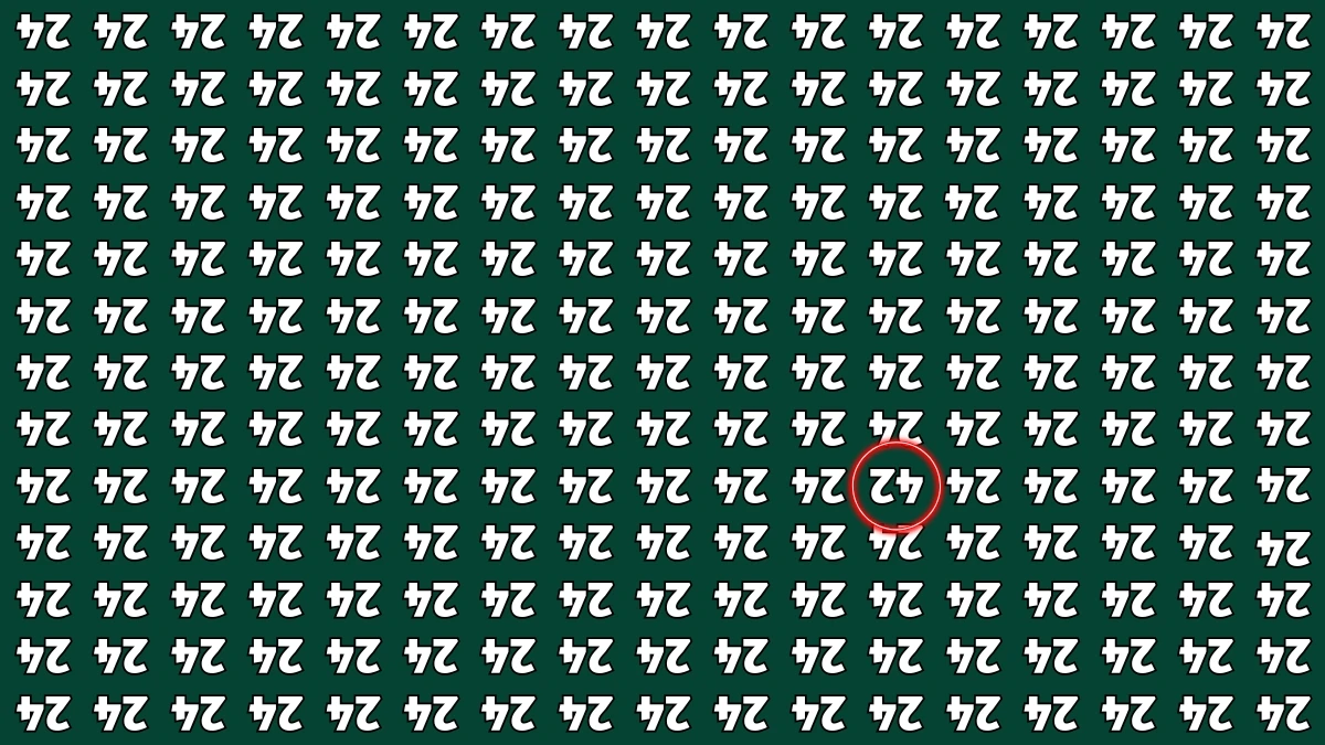 Optical Illusion IQ Test: Are You A Genius? Within 6 Seconds Spot The Inverted 42 among Inverted 24s