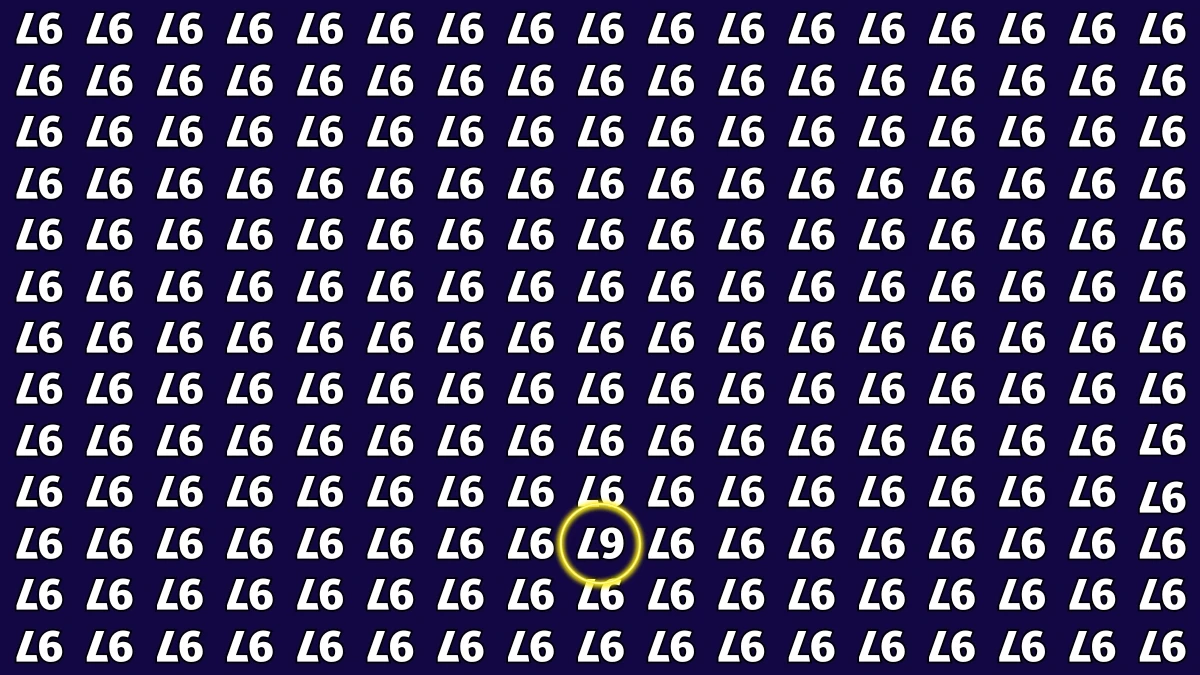 Optical Illusion IQ Test: Are You A Genius? Within 6 Seconds Spot The Inverted 67 among Inverted 97s
