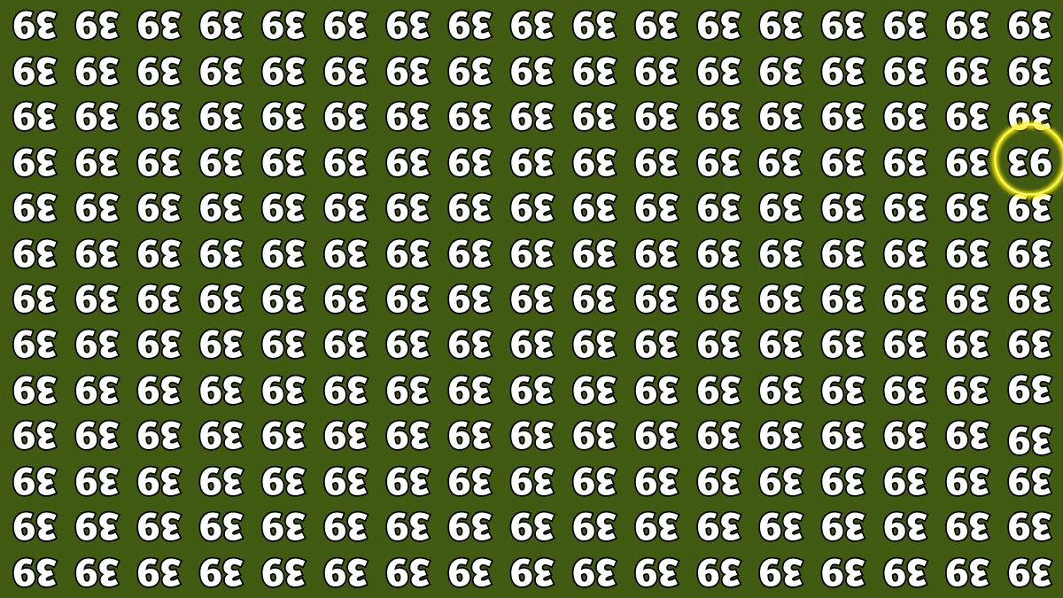 Optical Illusion IQ Test: Are You A Genius? Within 9 Seconds Spot The Inverted 93 among Inverted 39s