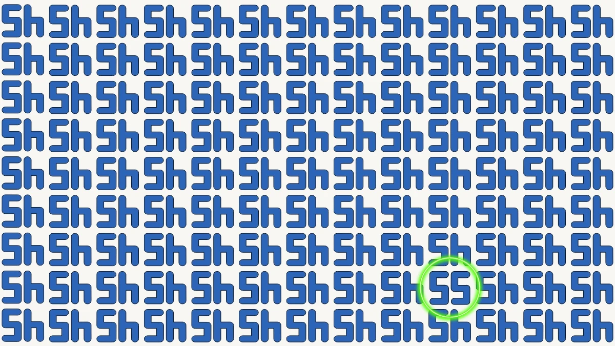 Optical Illusion: Only People with Eagle Eyes Can Spot the Number 55 among Inverted 45