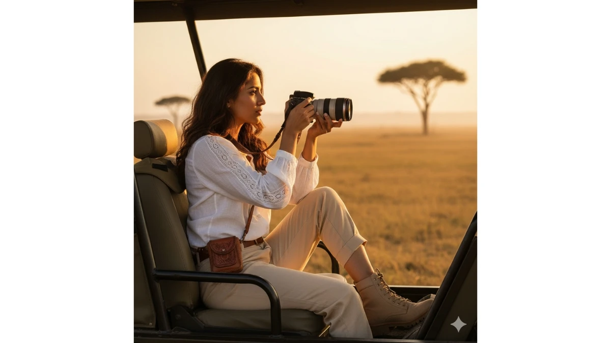 6 Gemini AI Safari Photo Editing Prompts for Girls to Create Ultra-Realistic 8K Cinematic Portraits