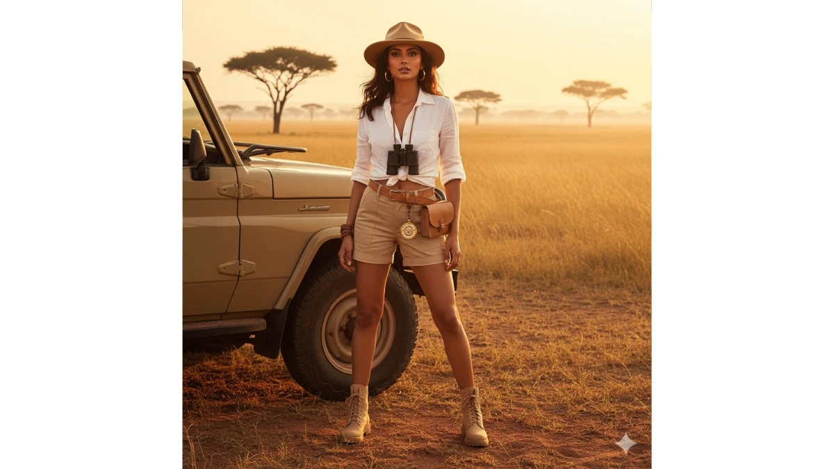 6 Gemini AI Safari Photo Editing Prompts for Girls to Create Ultra-Realistic 8K Cinematic Portraits