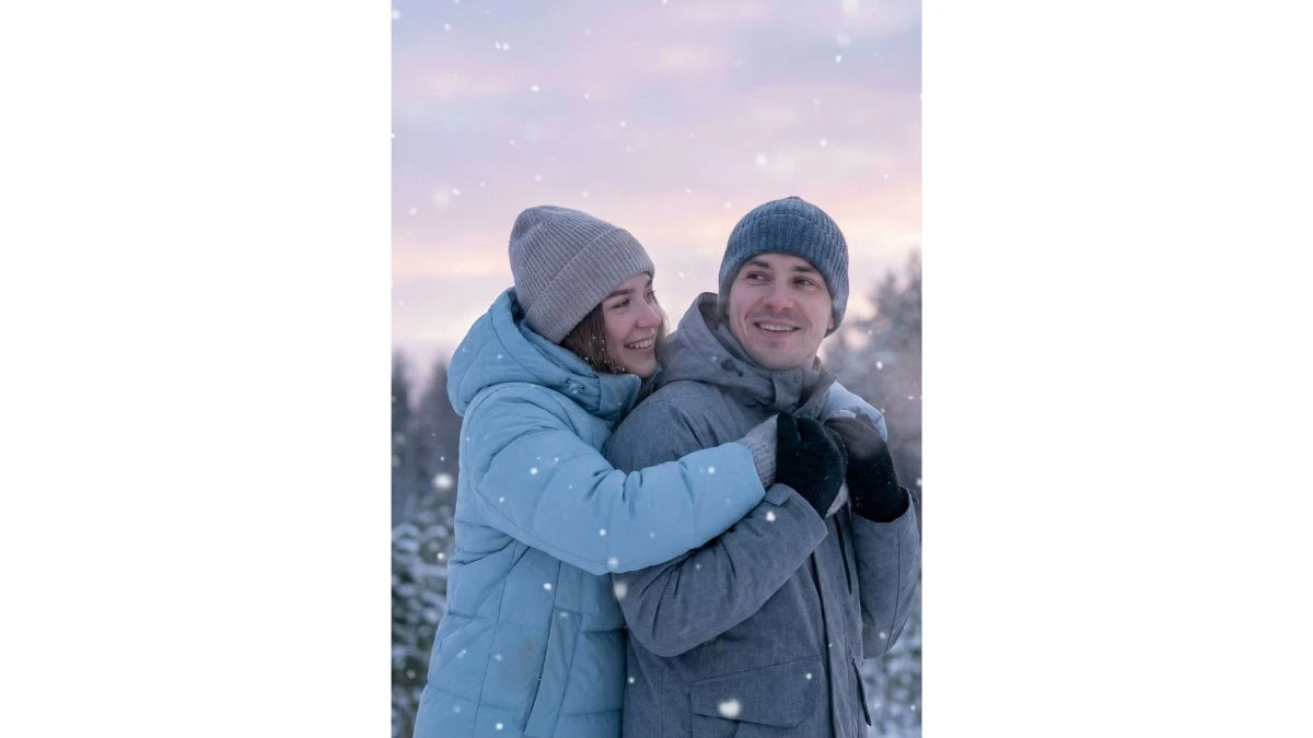 11 Viral Google Gemini AI Snow Photo Editing Prompts for Couples to Create Trending Romantic Winter Portraits