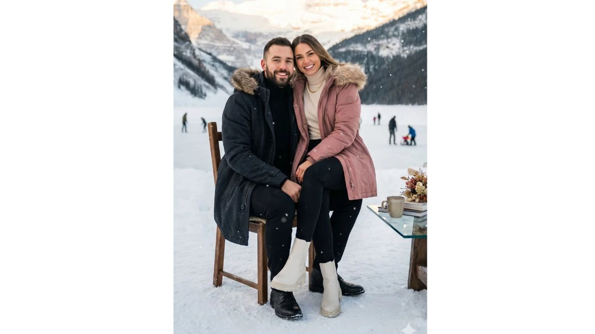 11 Viral Google Gemini AI Snow Photo Editing Prompts for Couples to Create Trending Romantic Winter Portraits