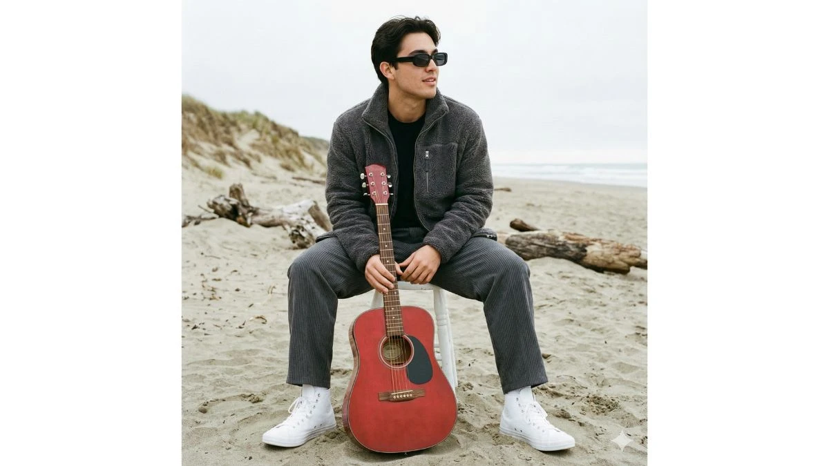 10 Google Gemini AI Photo Editing Prompts for Boys to Create Ultra-Realistic Beach Guitar Portraits
