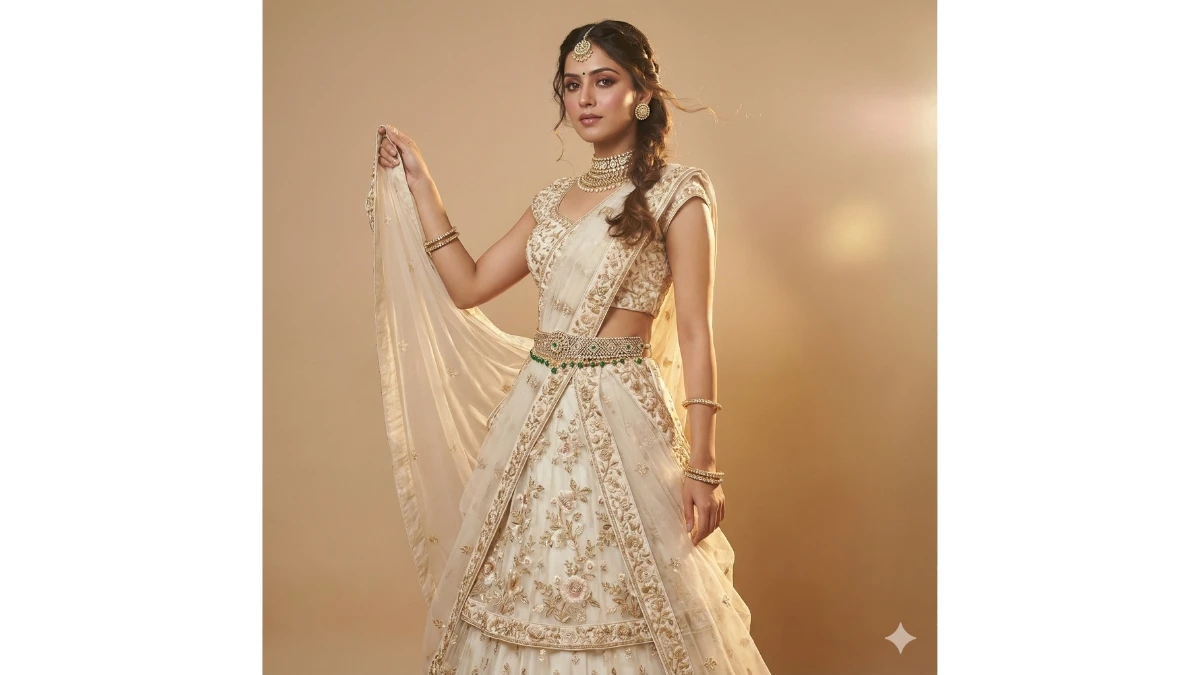 8 Trending Google Gemini AI Photo Editing Prompts for Women to Create Ultra-Realistic Bridal Lehenga Portraits