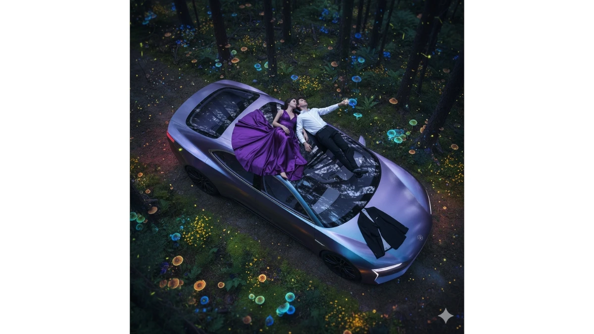 5 Cinematic Drone Shot Gemini AI Photo Editing Prompts That Make Couples Look Straight Out of a Film