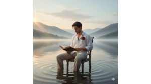 13 Free ChatGPT AI Photo Editing Prompts for Men to Create Dreamy, Cinematic, Ultra-Realistic Lake Portraits image