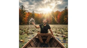 13 Free ChatGPT AI Photo Editing Prompts for Men to Create Dreamy, Cinematic, Ultra-Realistic Lake Portraits image