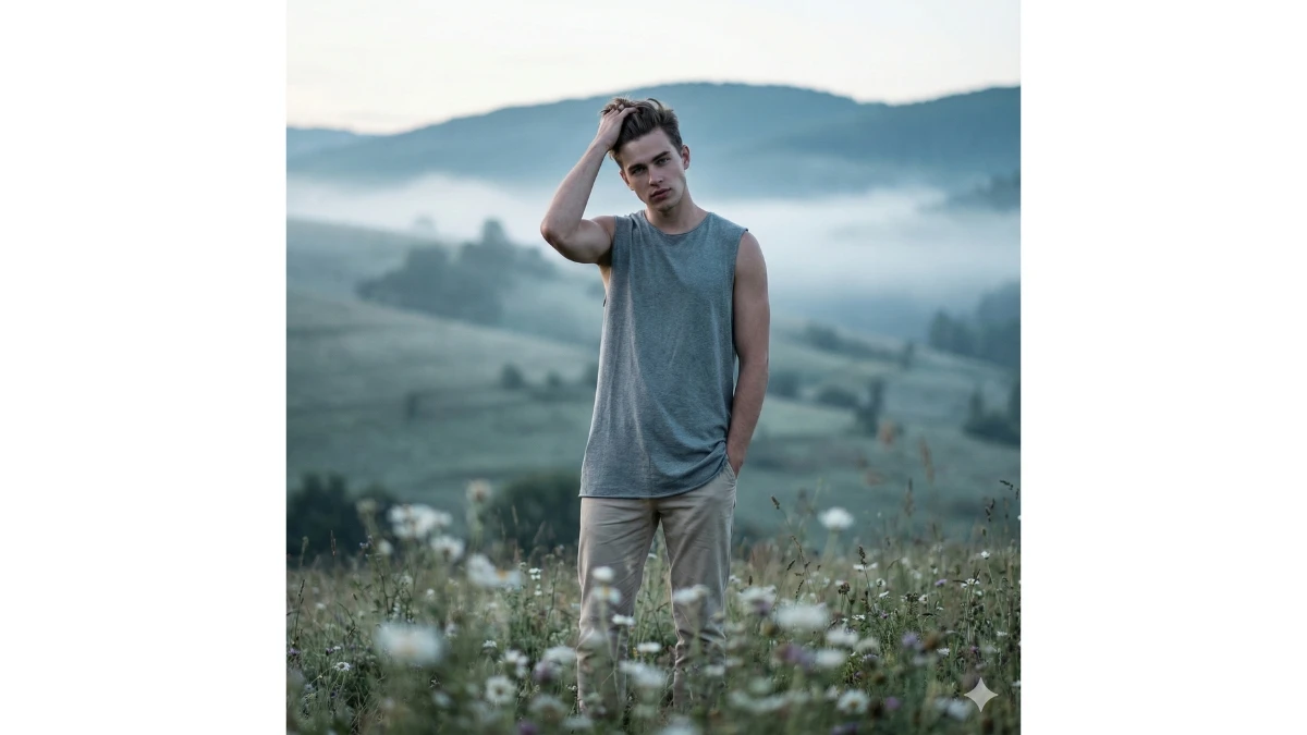 12 Google Gemini AI Photo Editing Prompts for Men to Create Viral Dreamy Cinematic Meadow Portraits