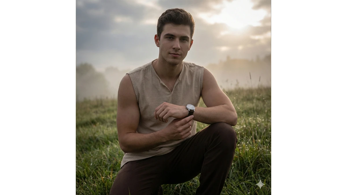 12 Google Gemini AI Photo Editing Prompts for Men to Create Viral Dreamy Cinematic Meadow Portraits