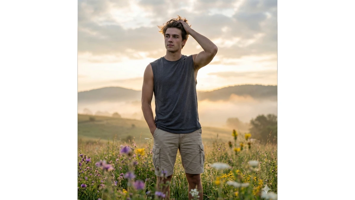 12 Google Gemini AI Photo Editing Prompts for Men to Create Viral Dreamy Cinematic Meadow Portraits