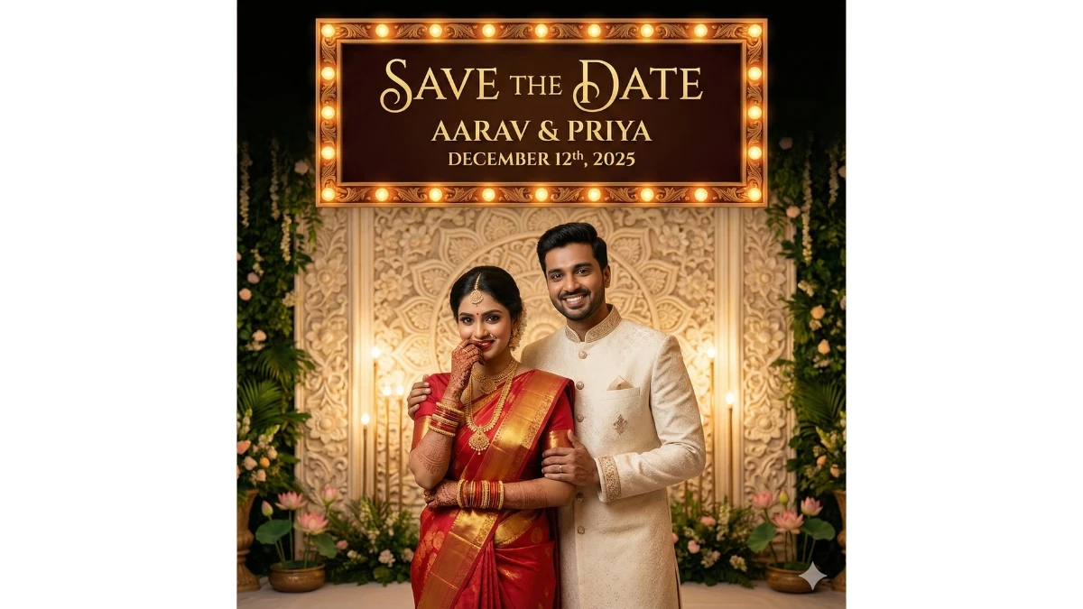 8 Free Gemini AI Wedding Card Photo Editing Prompts for Stunning, Professional-Quality Designs