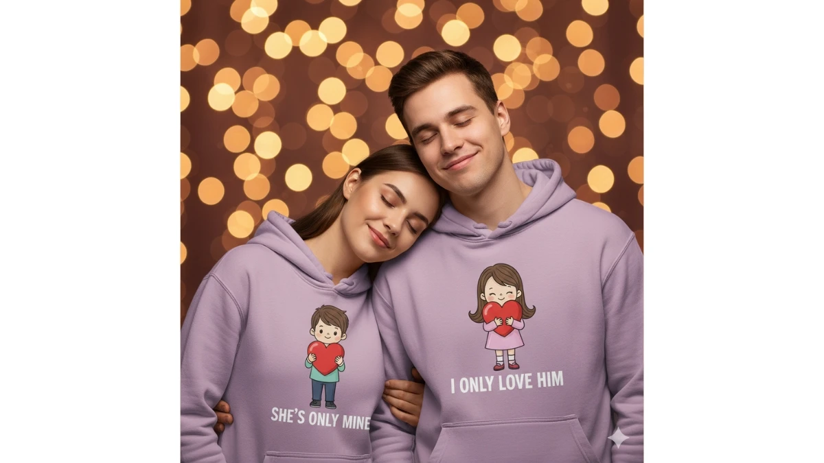 6 Google Gemini AI Photo Editing Prompts for Couples to Create Cozy & Aesthetic Matching Hoodie Portraits in 8K