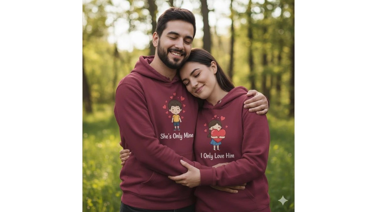 6 Google Gemini AI Photo Editing Prompts for Couples to Create Cozy & Aesthetic Matching Hoodie Portraits in 8K