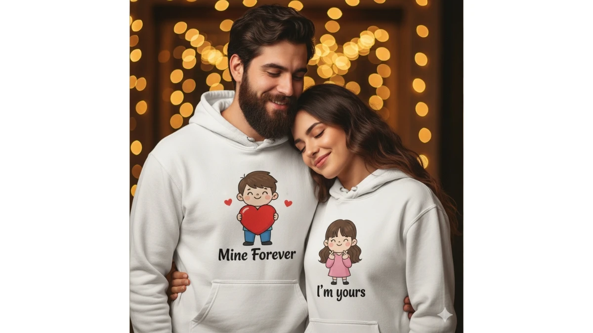 6 Google Gemini AI Photo Editing Prompts for Couples to Create Cozy & Aesthetic Matching Hoodie Portraits in 8K