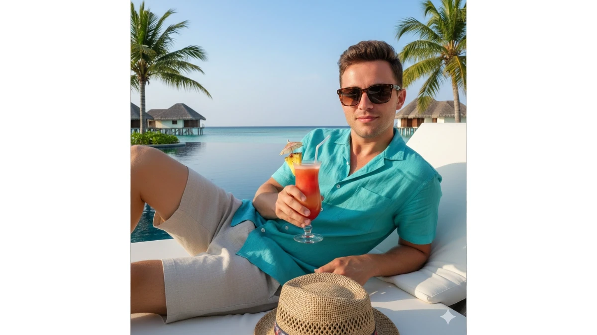 10 Google Gemini AI Photo Editing Prompts for Boys to Generate Ultra-Realistic Maldives Beach Lifestyle Images