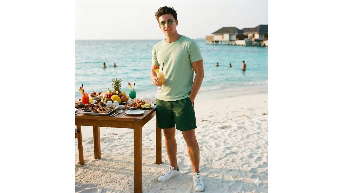 10 Google Gemini AI Photo Editing Prompts for Boys to Generate Ultra-Realistic Maldives Beach Lifestyle Images