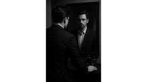 5 ChatGPT AI Photo Editing Prompts for Boys to Create Cinematic Mirror Reflection Portraits in Ultra-Realistic 8K image