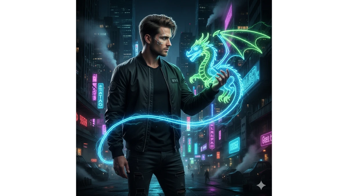 8 Gemini AI Photo Editing Prompts to Create Ultra-Realistic Fantasy Portraits with Neon Miniature Effects