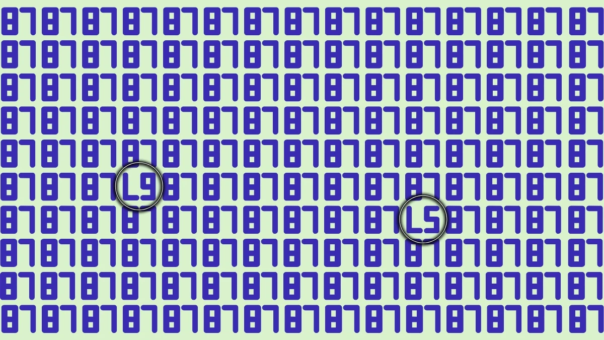 Optical Illusion: Can You Spot the 2 Inverted Numbers Among 87s within 12 Seconds?