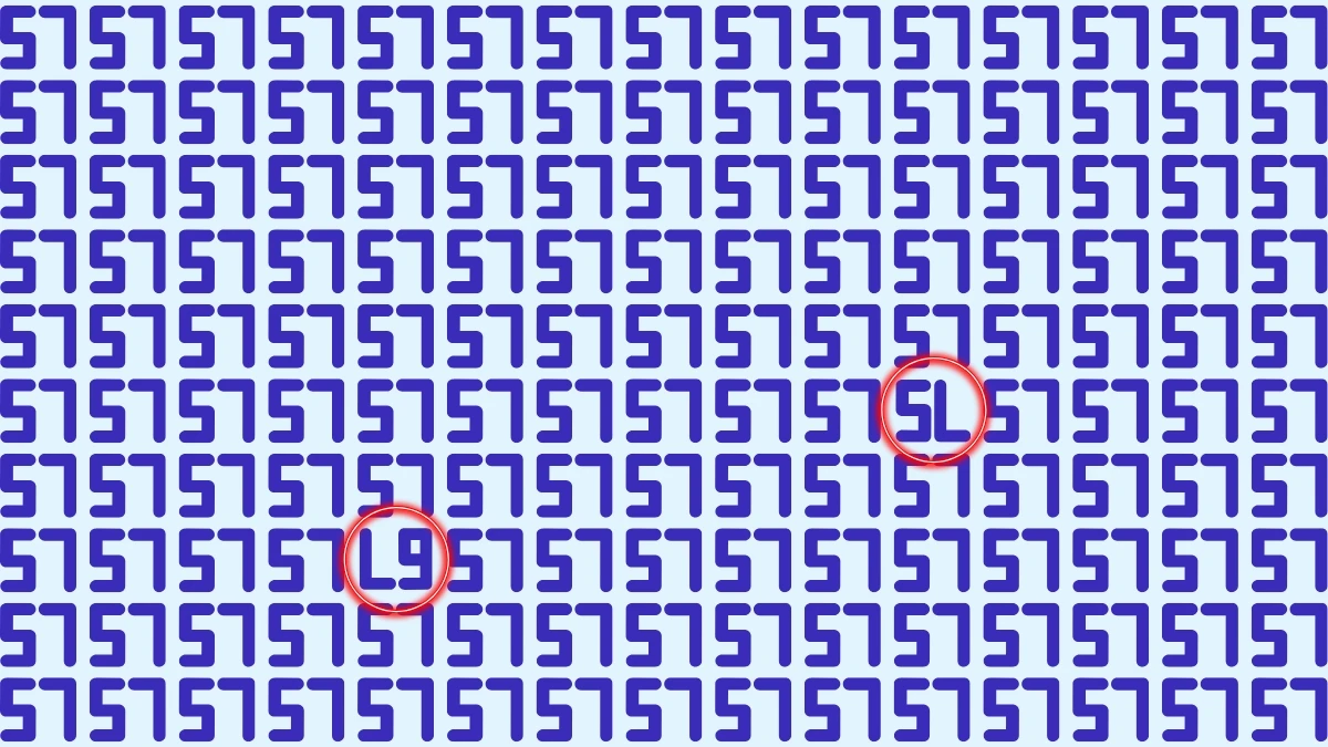 Optical Illusion IQ Test: Are You A Genius? Within 5 Seconds Spot The Inverted 75 and 67 Among 75