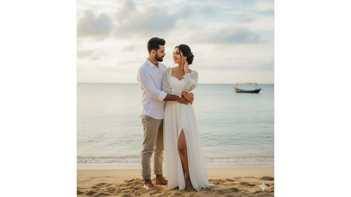 10 Couple Romantic Pre-Wedding Shoot Prompts for Gemini AI to Create Hyper-Realistic Cinematic Portraits in 8K