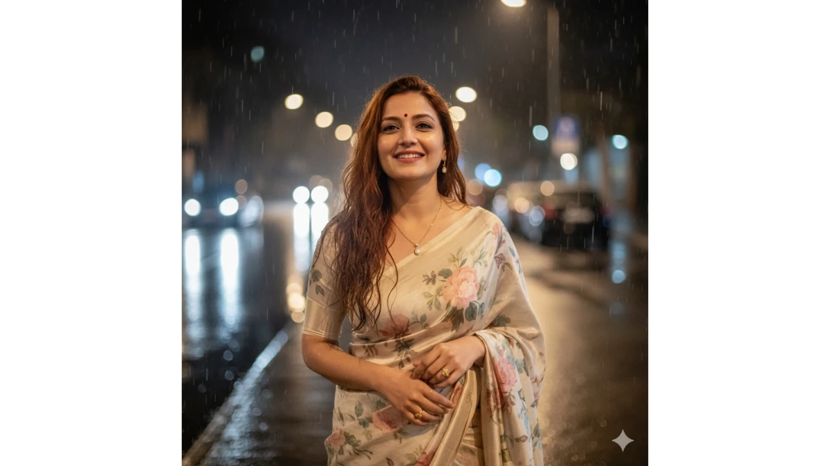 10 Trending Google Gemini AI Photo Editing Prompts for Girls to Create Rainy City Retro Style Portrait