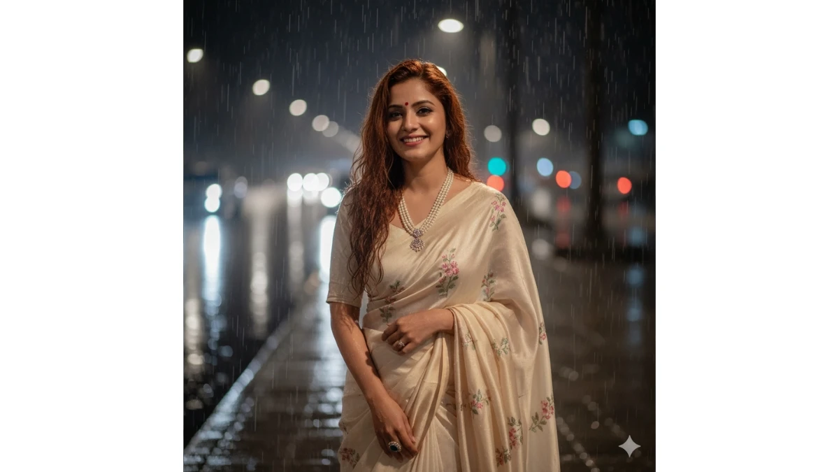 10 Trending Google Gemini AI Photo Editing Prompts for Girls to Create Rainy City Retro Style Portrait