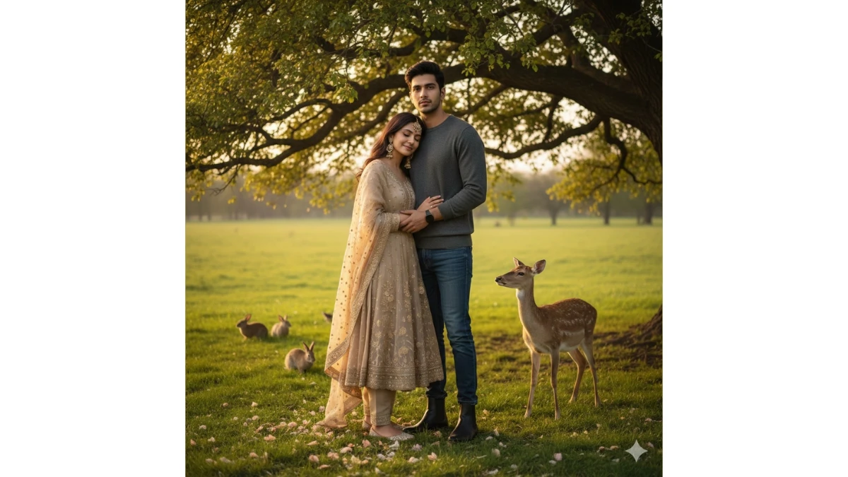 7 Unique Google Gemini AI Photo Editing Prompts for Couples to Create Ultra-Realistic Romantic Wildlife Field Portraits