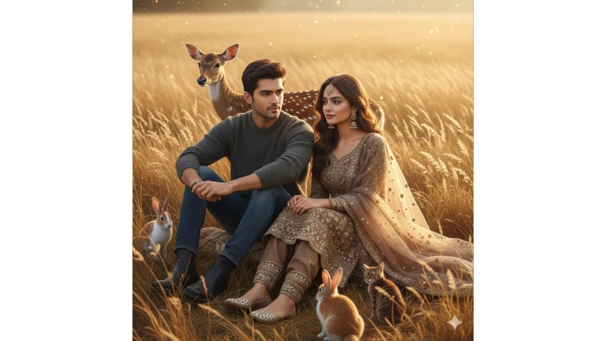 7 Unique Google Gemini AI Photo Editing Prompts for Couples to Create Ultra-Realistic Romantic Wildlife Field Portraits