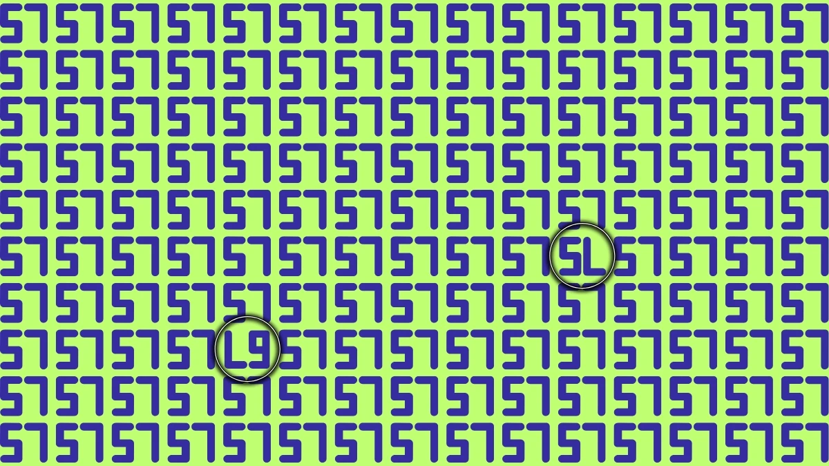 Optical Illusion: Within 8 Seconds Spot The Inverted Number 75 and 67 among 57