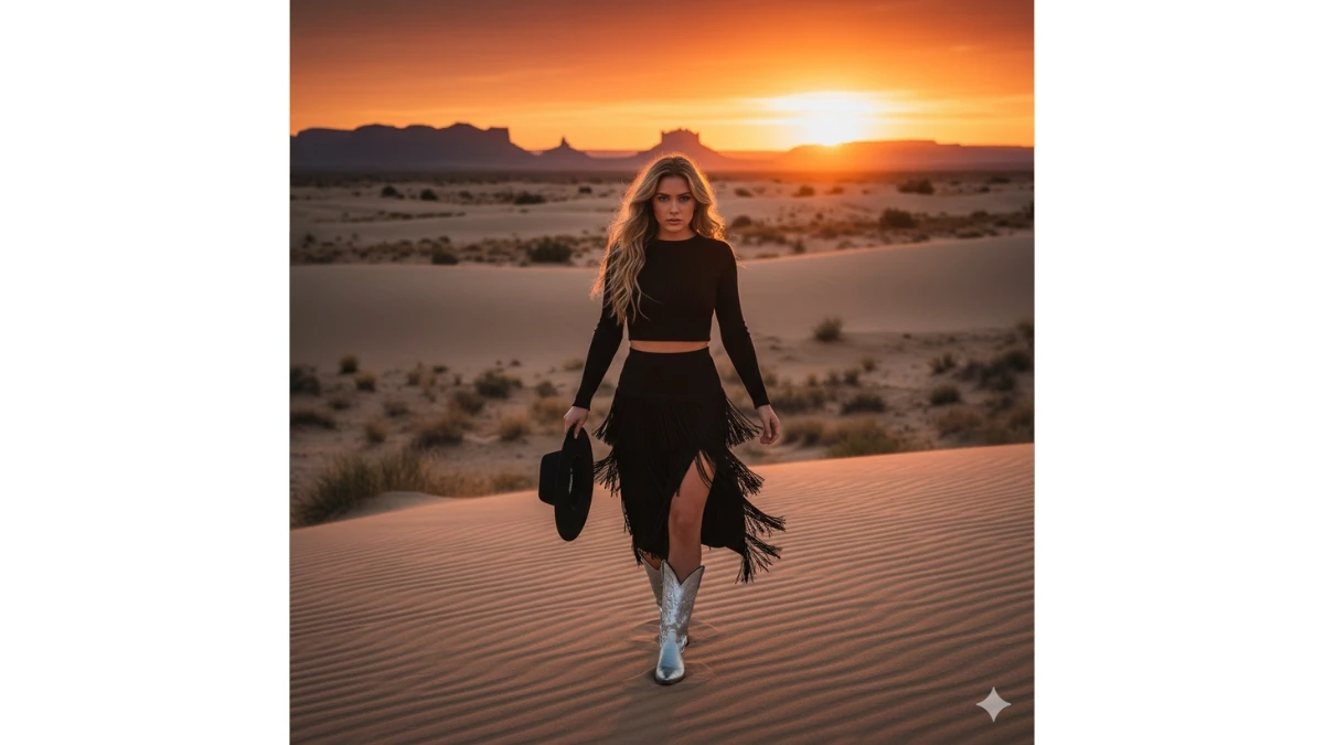 10 Google Gemini AI Photo Editing Prompts for Girls to Create Bold and Stylish Desert-Themed Portraits