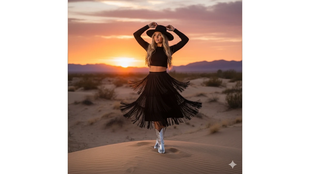 10 Google Gemini AI Photo Editing Prompts for Girls to Create Bold and Stylish Desert-Themed Portraits