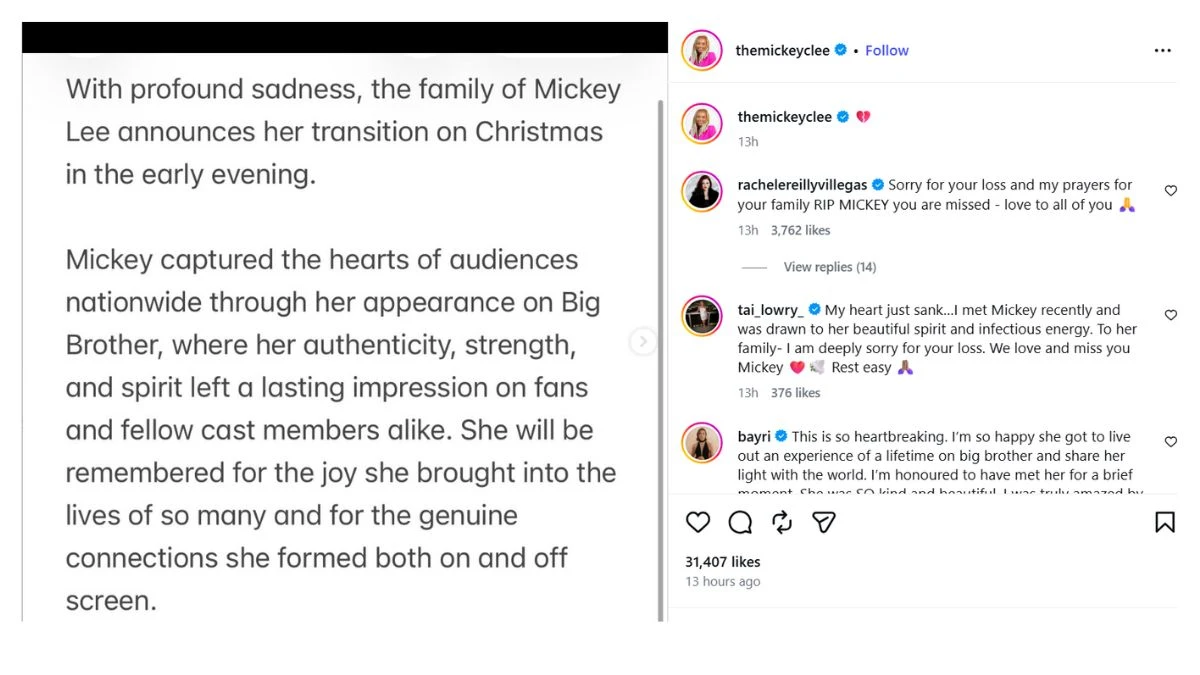 What Happened to Big Brother Star Mickey Lee? Big Brother Star Mickey Lee Dead at 35