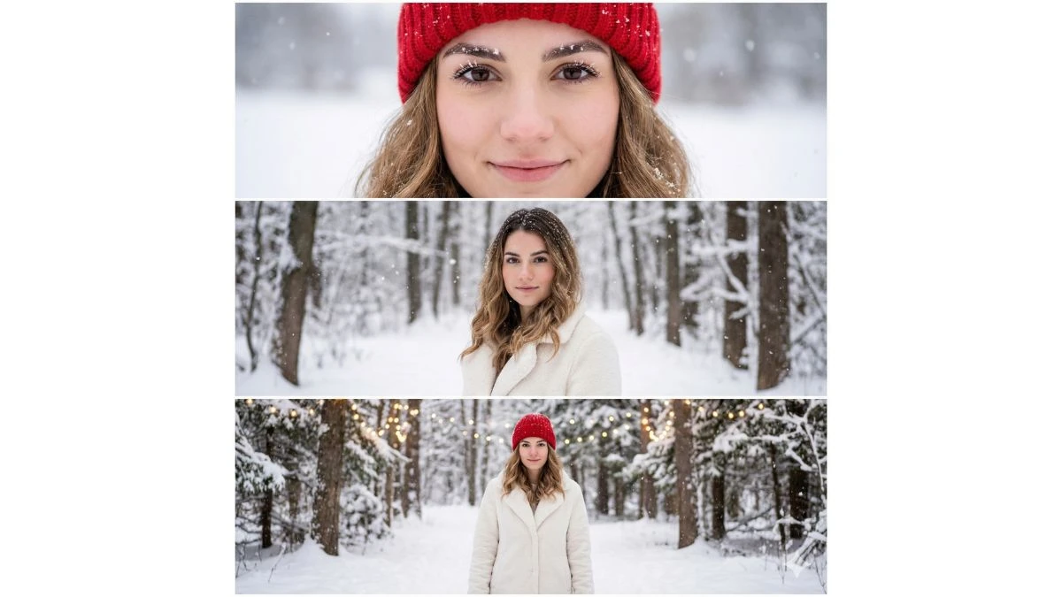 15 Viral Google Gemini AI Snow Photo Editing Prompts for Girls to Create Cinematic 3-Layer Winter Portraits